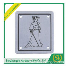 BTB SSP-016SS For Adhesive Toilet Door Sign Plate